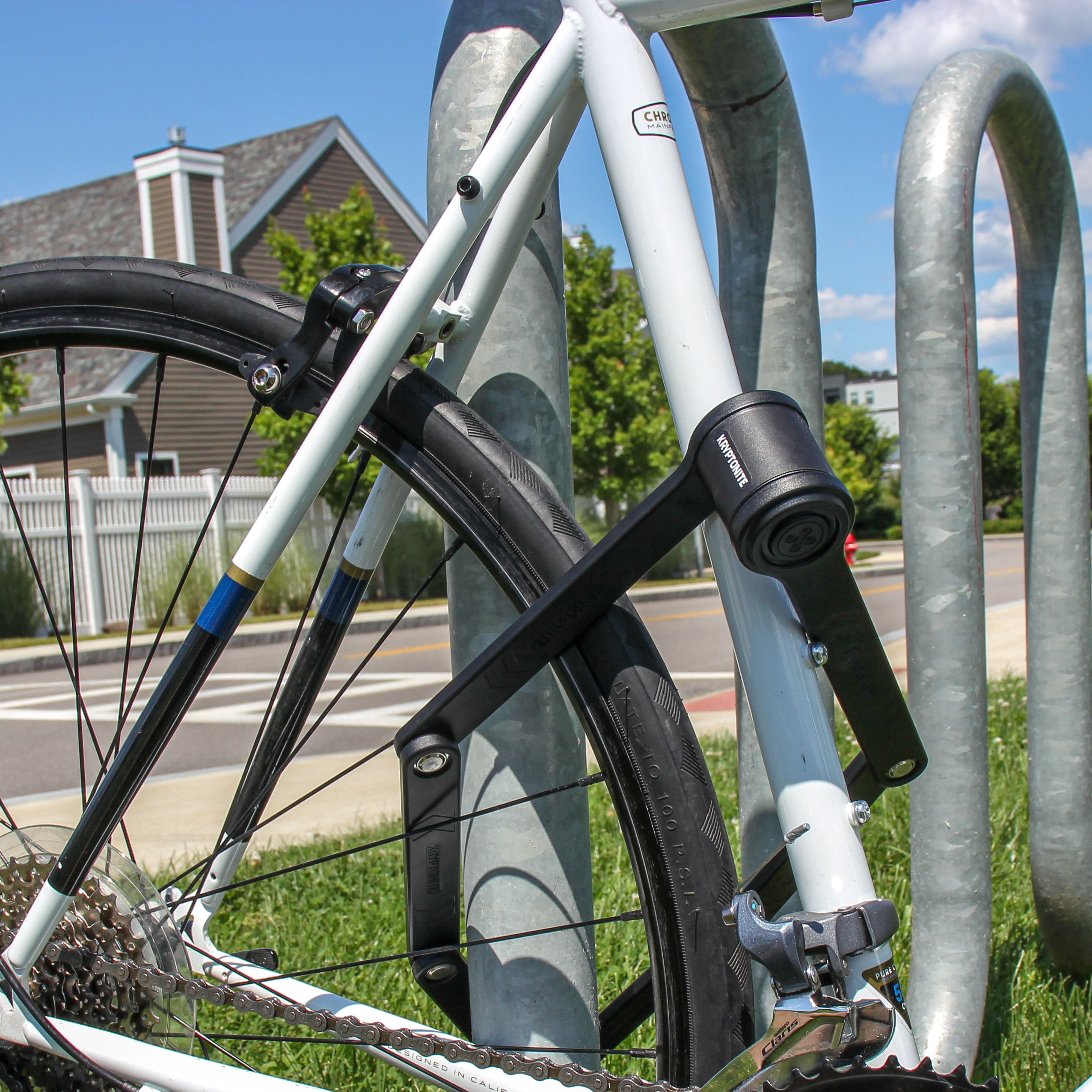 Kryptonite bike lock anti store theft protection